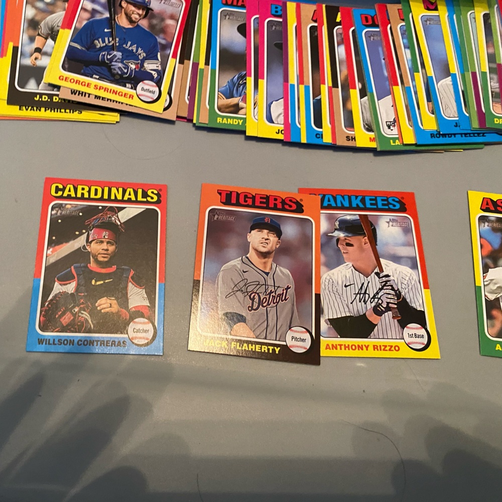 Baseball Trading Cards Set